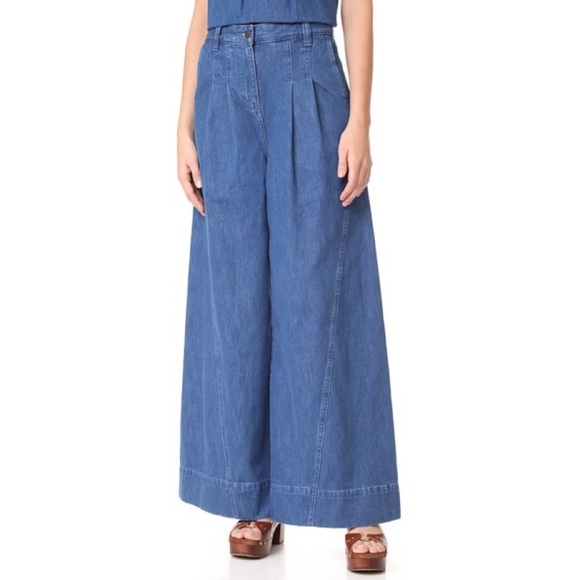 Ulla Johnson Denim - Ulla Johnson Lange Wide Leg Jeans